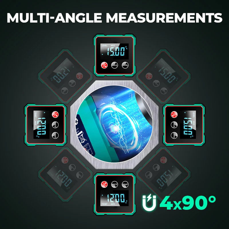 🎁🎁2025 Hot Sale 49% OFF💥Magnetic Digital Angle Finder with Electronic Laser