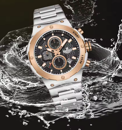 NAVIFORCE Men’s Luxury Quartz Chronograph Watch – Waterproof & Luminous