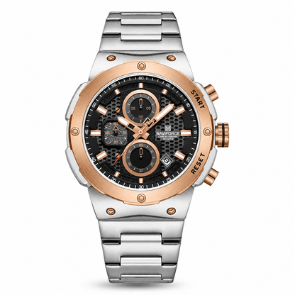 NAVIFORCE Men’s Luxury Quartz Chronograph Watch – Waterproof & Luminous