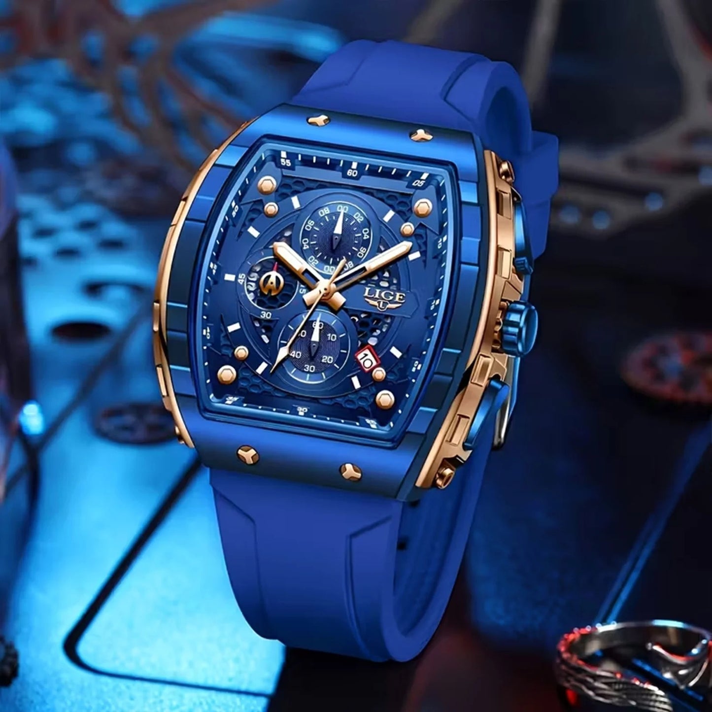 Luxury Chronograph Men's Watch – Waterproof & Luminous Edition Elevate Your Style Every Day